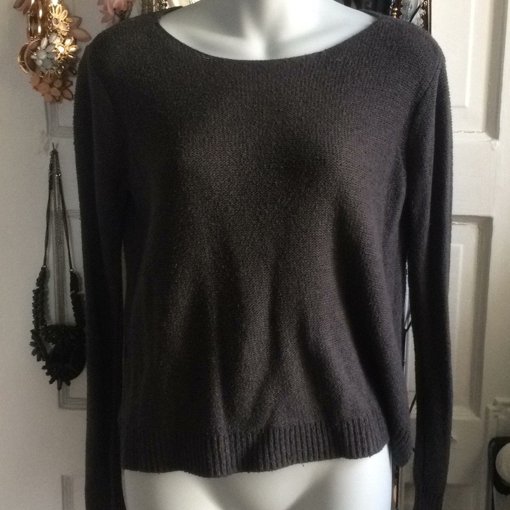Gray sweater